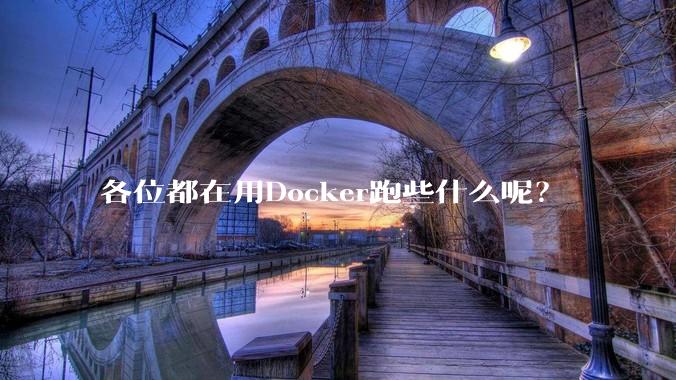 各位都在用Docker跑些什么呢？
